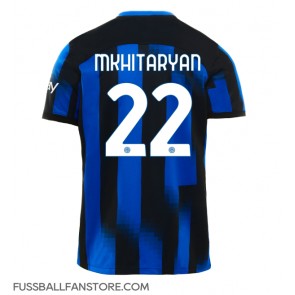 Inter Milan Henrikh Mkhitaryan #22 Replik Heimtrikot 2023-24 Kurzarm